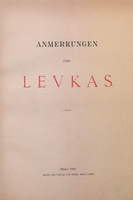 Anmerkungen über Levkas