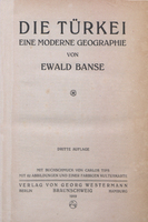 Die Türkei – Eine moderne Geographie mit 62 Abbildungen und einer farbigen Kulturkarte.