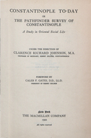 Constantinople to-day, or the pathfinder survey of Constantinople : a study in oriental social life.