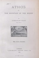 Athos, or the Mountain of the Monks