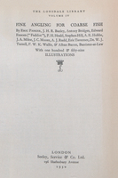 Fine angling for coarse fish / by Eric Parker, J. H. R. Bazley, Antony Bridges [and others] with one hundred & fifty-nine illustrations. 