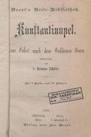 Konstantinopel : eine Fahrt nach dem Goldenen Horn