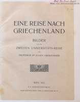 Eine Reise nach Griechenland : Bilder von der zweiten Universitäts-Reise.