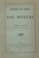 Souvenir d’un voyage en Asie Mineure